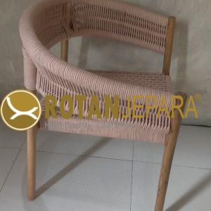 Gibran Kursi Jati Anyaman Rope Murah dan Mewah Untuk Cafe
