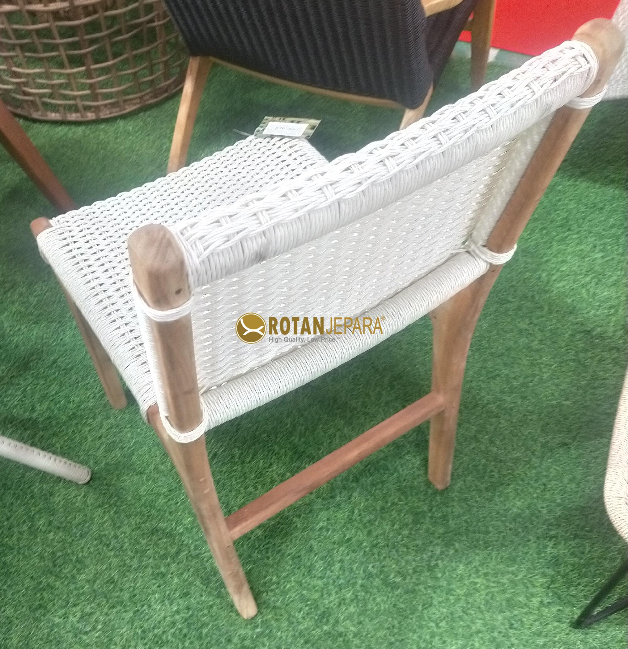 Lession Teak Wicker Side Chair for Beach Club Bali Furniture Project Lession Teak Wicker Side Chair for Beach Club Bali Furniture Project