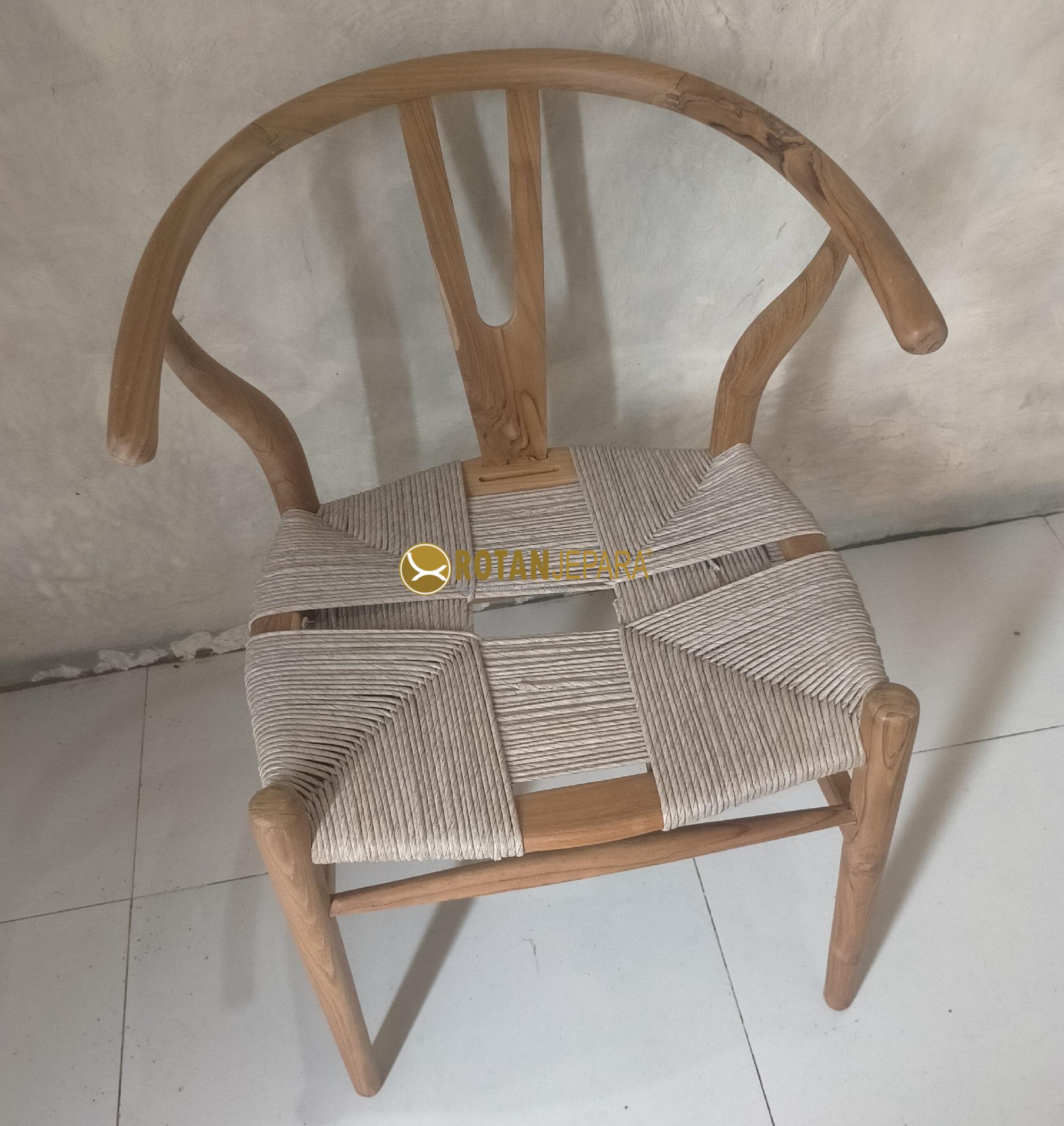 Maya Kursi Jati Anyaman Twist Untuk Resto Cafe Bali Maya Kursi Jati Anyaman Twist Untuk Resto Cafe Bali