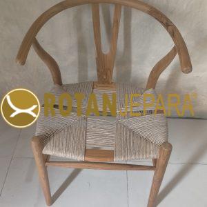 Maya woven Teak wicker Twist Chair For Hotel Dining Room Restaurant