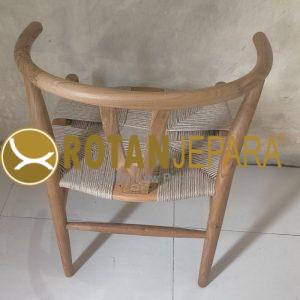 Maya woven Teak wicker Twist Chair For Hotel Dubai Beach Club