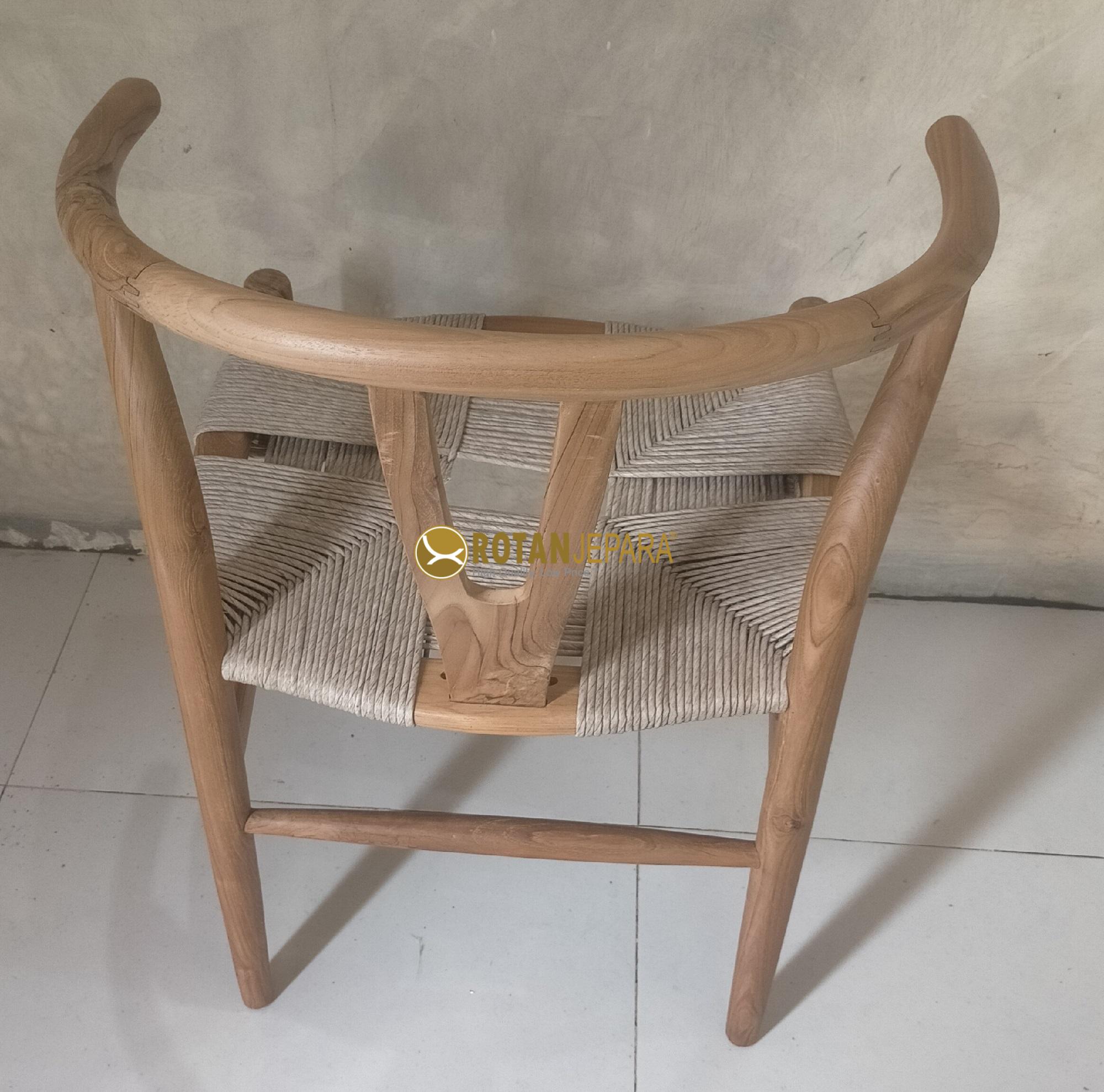 Maya woven Teak wicker Twist Chair For Hotel Dubai Beach Club Maya woven Teak wicker Twist Chair For Hotel Dubai Beach Club