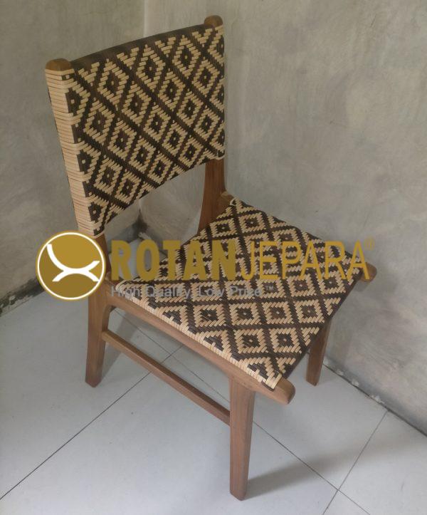 Piramide Dining Chair Teak Wicker Outdoor Furniture Resort