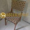 Piramide Dining Side Teak Wicker Outdoor Furniture Hotel