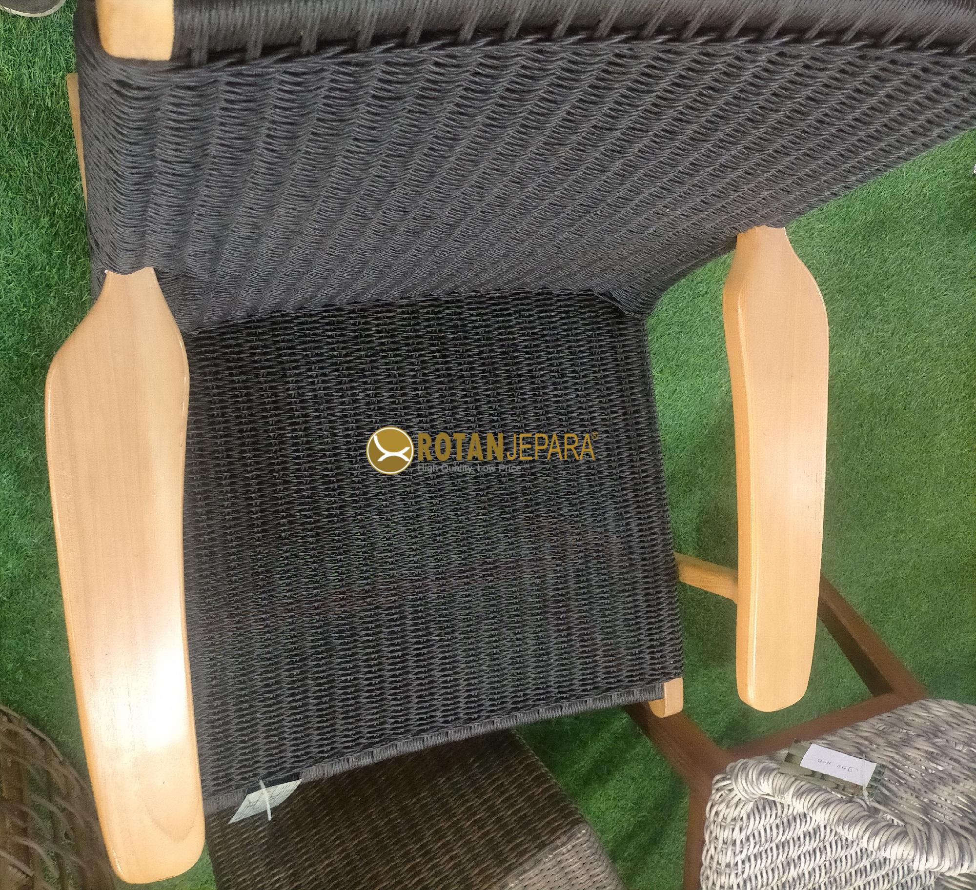 Prabowo Gemoy Woven Chair Teak Rope Furniture Cafe Custom Prabowo Gemoy Woven Chair Teak Rope Furniture Cafe Custom