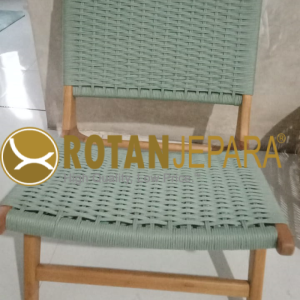 Prabowo Gemoy Woven Chair Teak Rope Furniture Hotel Custom