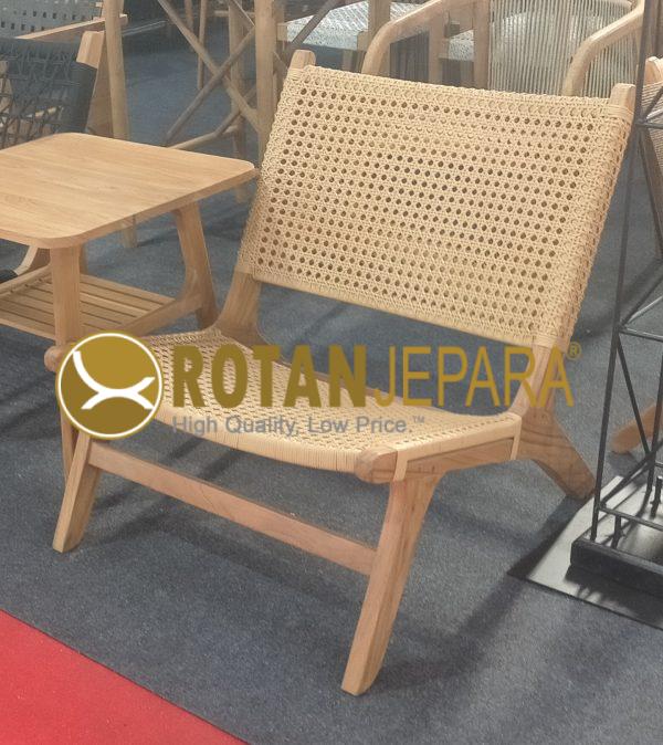 Prabowo Gemoy Woven Chair Teak Rope Furniture Restaurant Custom