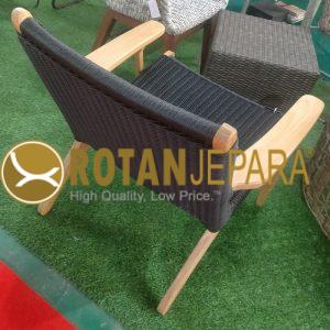 Prabowo Gemoy Woven Chair Teak Twist Furniture Resort Custom Made