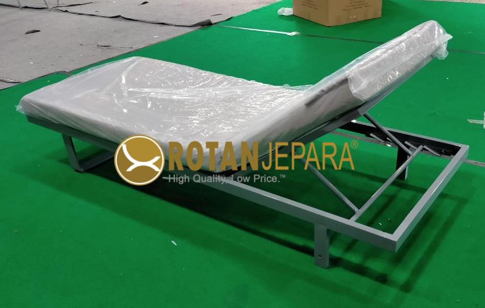 Red Blue Memo Sunbed Rope Aluminum Untuk Kolam Renang Beach Club Party Red Blue Memo Sunbed Rope Aluminum Untuk Kolam Renang Beach Club Party