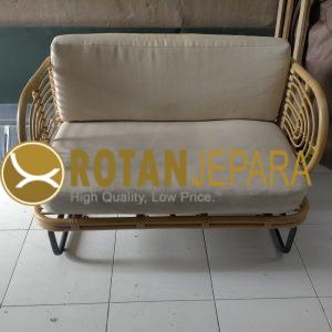 Sofa Rotan 2 Dudukan Minimalis – Elegan, Nyaman, dan Tahan Lama