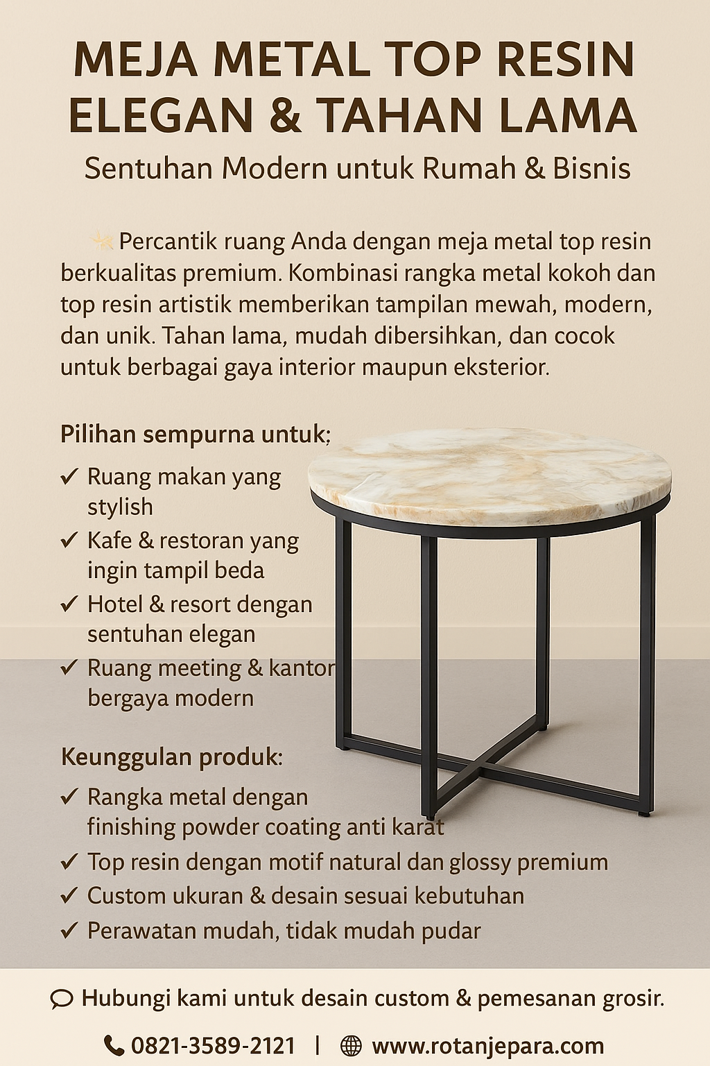 Jual Aneka Meja Resin Murah Meriah Untuk Hotel dan Villa Jual Aneka Meja Resin Murah Meriah Untuk Hotel dan Villa