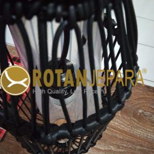 Lampu Hias Rotan Kayu Modern – Handmade Decorative Lighting