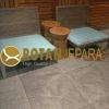 Set Kursi Rotan Anyaman dengan Meja Kayu – Elegan & Serbaguna