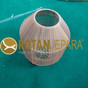 Kap Lampu Anyaman Rotan Minimalis – Handmade Decorative Lighting