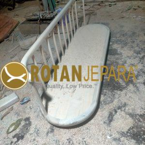 Bangku Kayu Jati Minimalis Scandinavian – Handmade Series