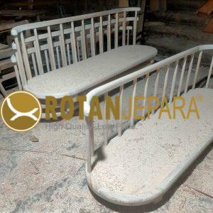 Bangku Kayu Jati Minimalis Scandinavian – Handmade Series