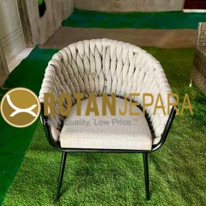 Kursi Arm Chair Anyaman Busa – Modern Elegance Series