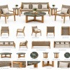 Sofa Set Katalog Set Furnitur Kayu Jati Anyaman