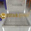 Kursi Anyaman Rotan Sintetis Abu – Minimalis Industrial Series