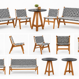 Teak and Wicker Lounge Furniture Catalog Living Collection