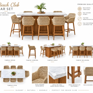 Premium Beach Club Bar Set Catalog