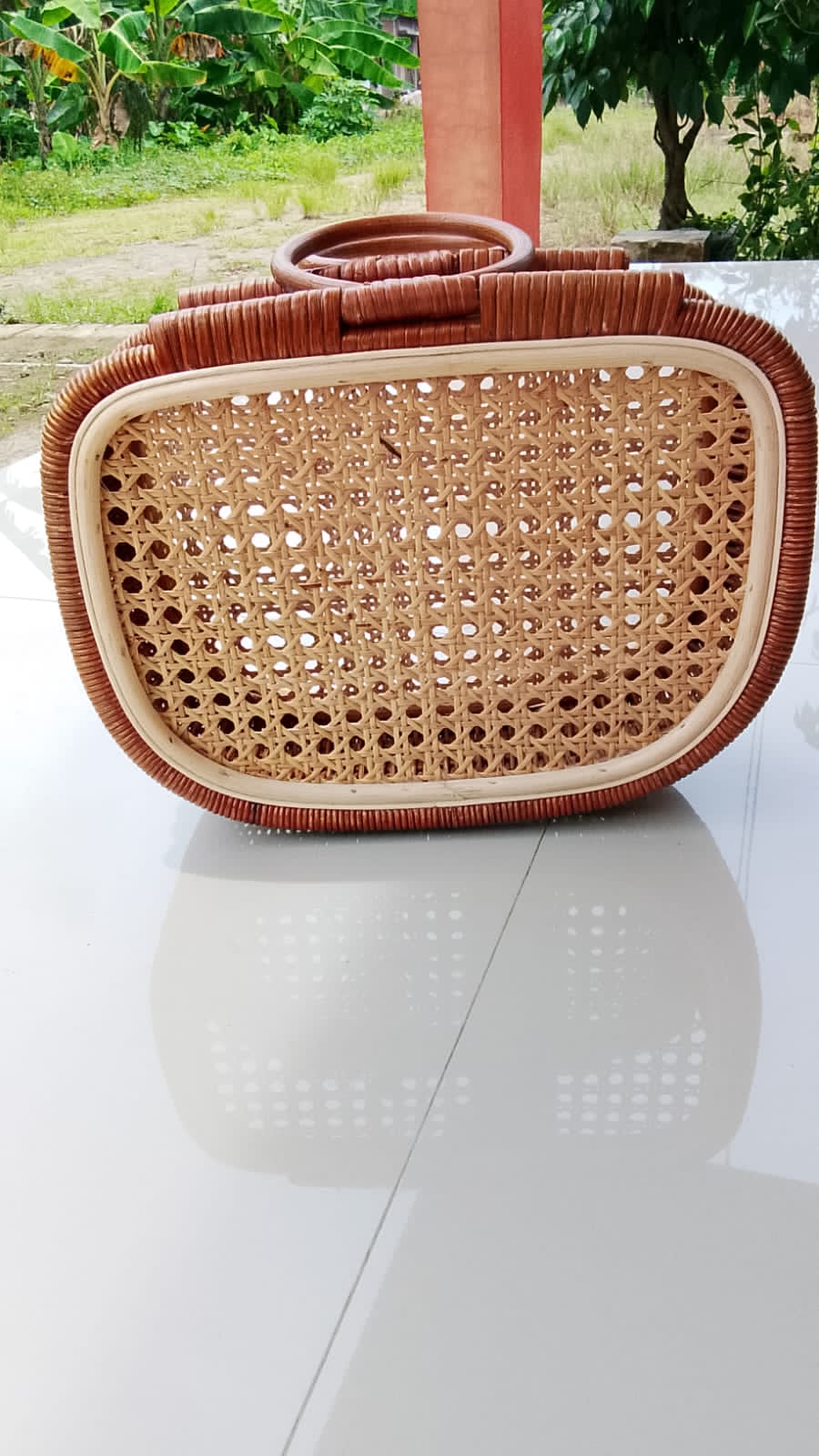 Tas Rotan Anyaman Webbing Natural – Handmade Rattan Cane Bag Tas Rotan Anyaman Webbing Natural – Handmade Rattan Cane Bag
