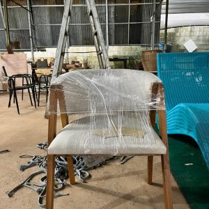 Kursi Kayu Jati Upholstery Serbaguna – Modern Multi-Purpose Wooden Chair