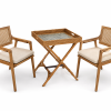 Serena Folding Table Set Dining Cafe