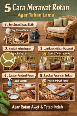 Perawatan Rotan yang Benar untuk Menjaga Kualitas Furnitur