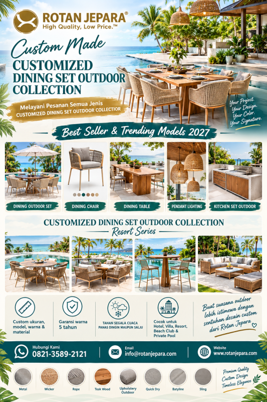 CUSTOMIZED DINING SET OUTDOOR COLLECTION