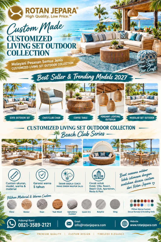 CUSTOMIZED LIVING SET OUTDOOR COLLECTION