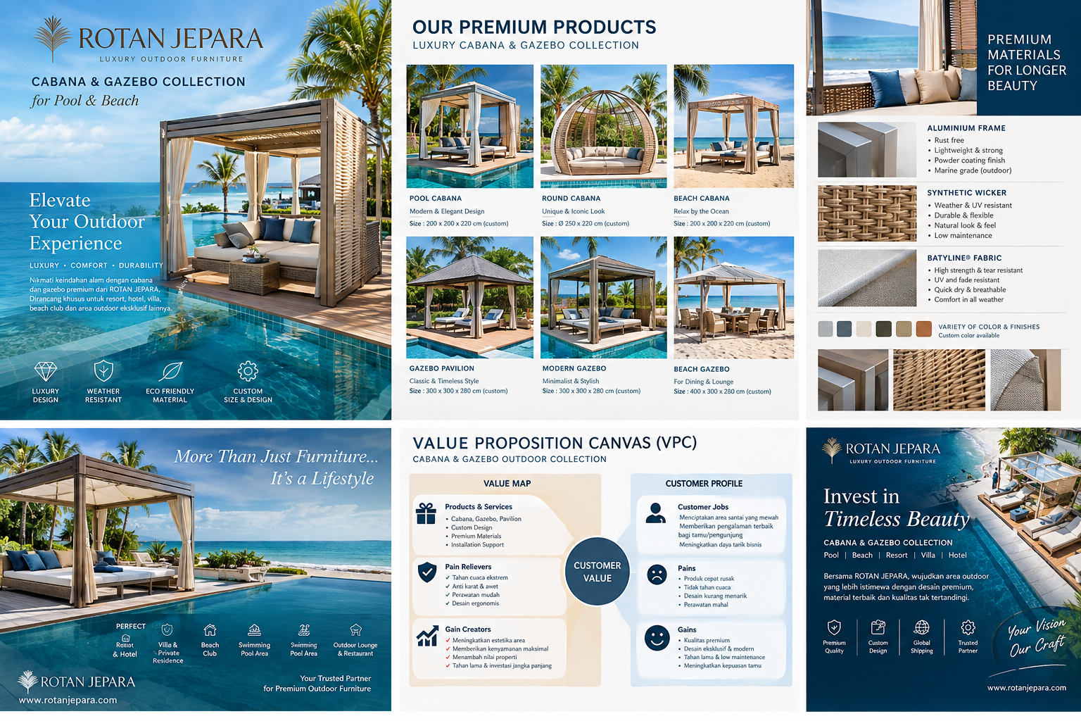 Luxury Cabana & Gazebo Collection