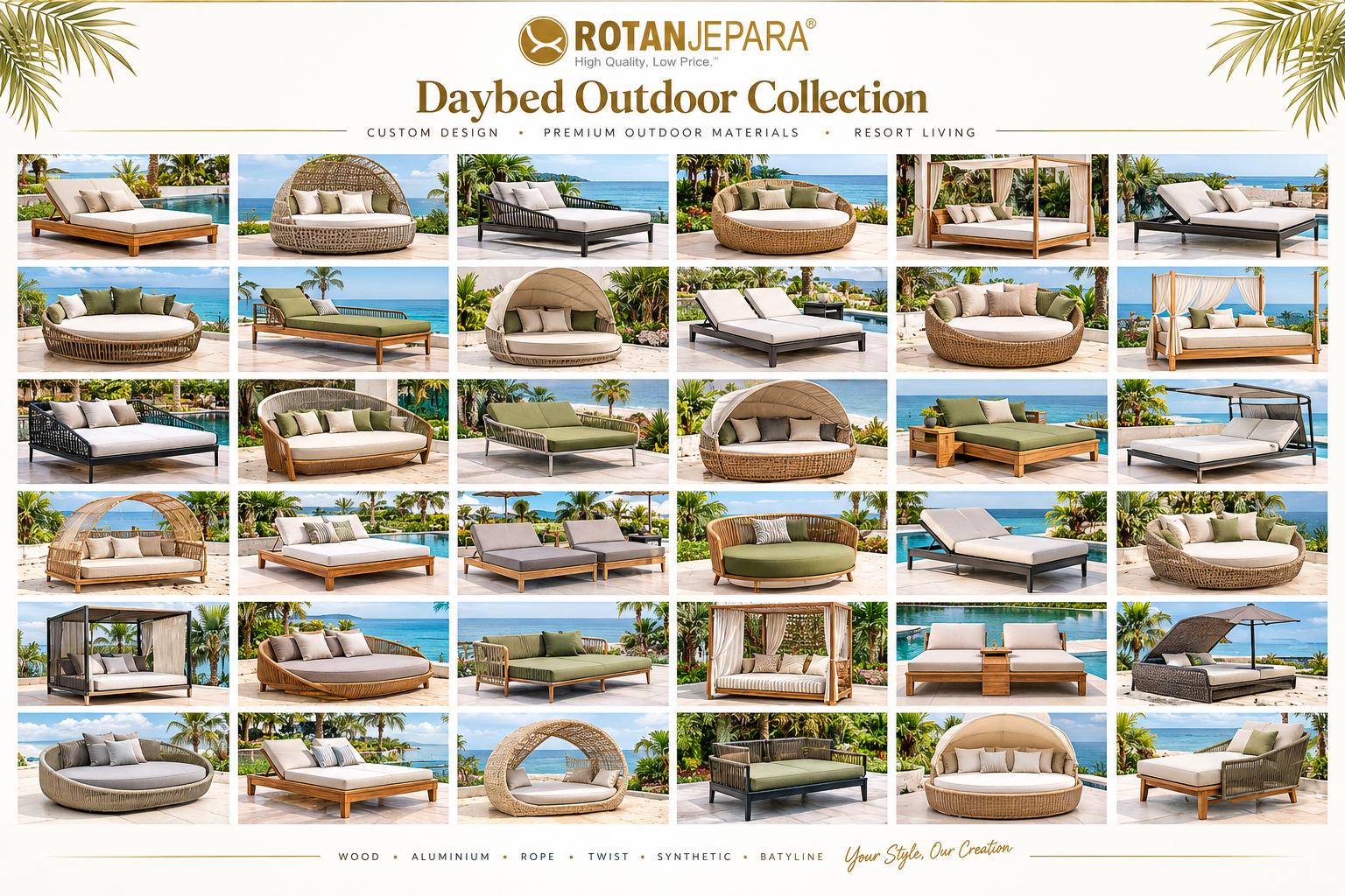 Luxury Outdoor Daybed Collection