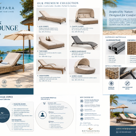 Luxury Outdoor Sunbed Collection