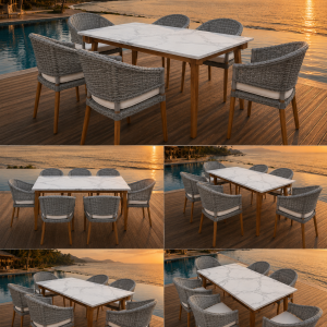 Rotan Jepara Sunset Terrace Dining Collection